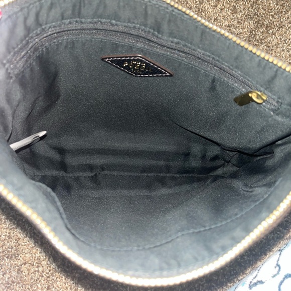 Fossil Emma Crossbody Purse Black Pebbled Leather Bag - Picture 11 of 13